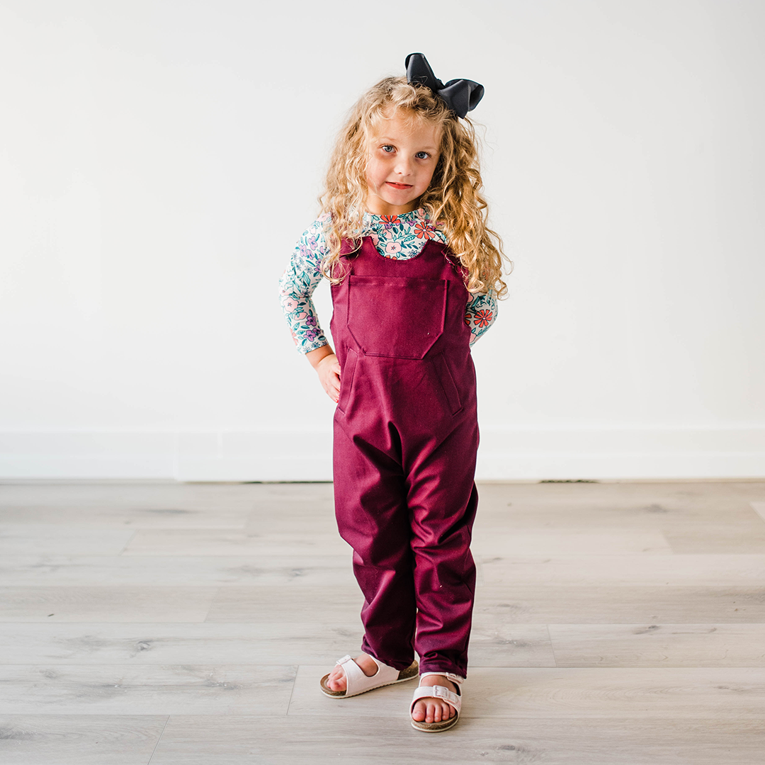 Kids Unisex Denim Adaptive Romper