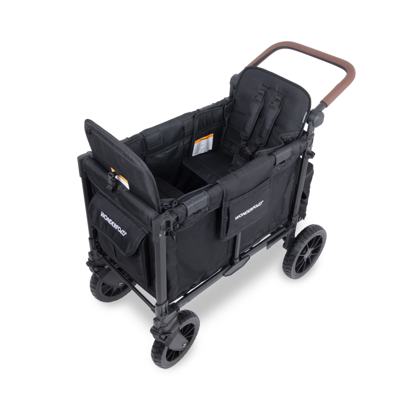 Wonderfold Wagon W2 Luxe Pro Double Stroller with 5 Point Harness