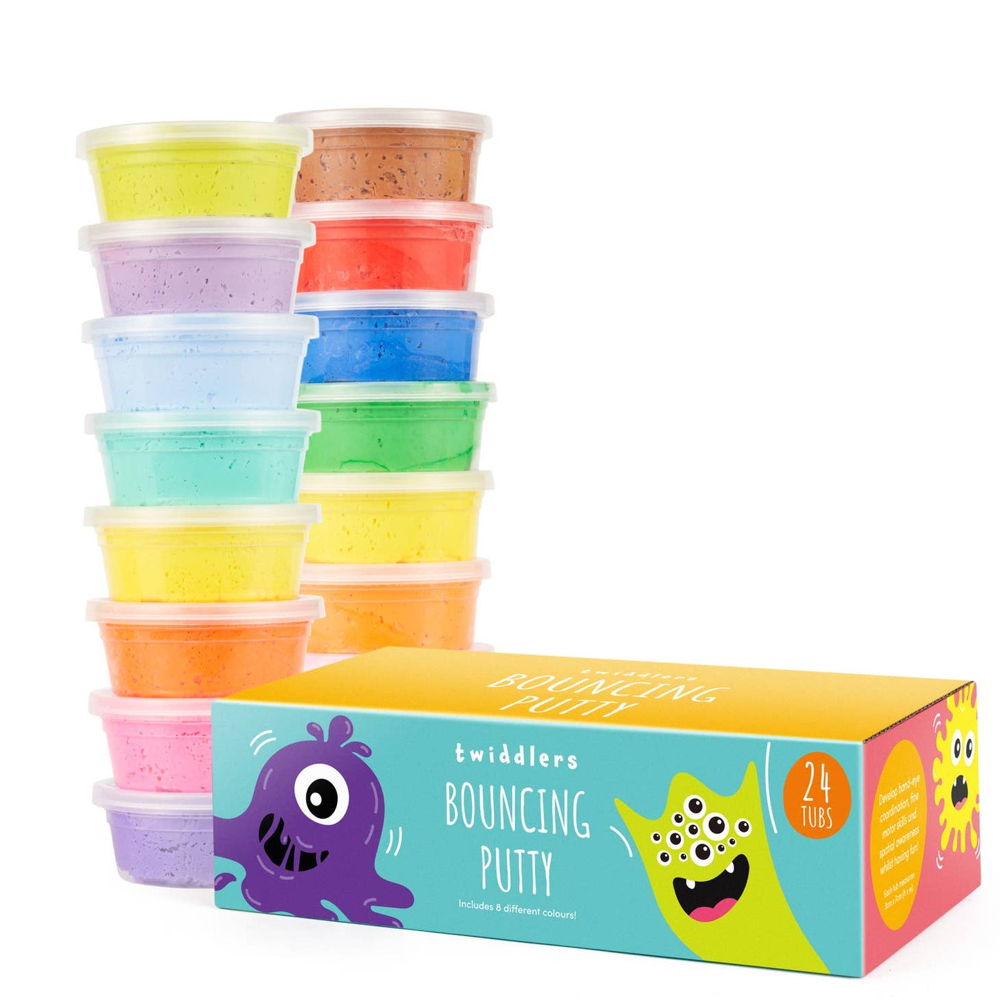 24 Bouncing Putty Pots