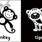 Black and White High Contrast Board Book Library