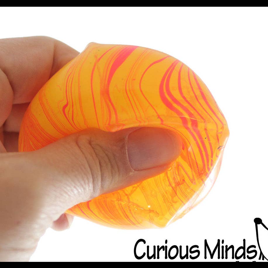 Marbled Ice Cube Sugar Ball 1.5"