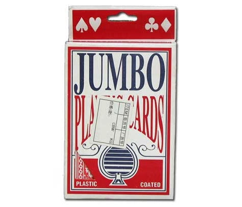 Jumbo 3.5" X 5" Playing Cards