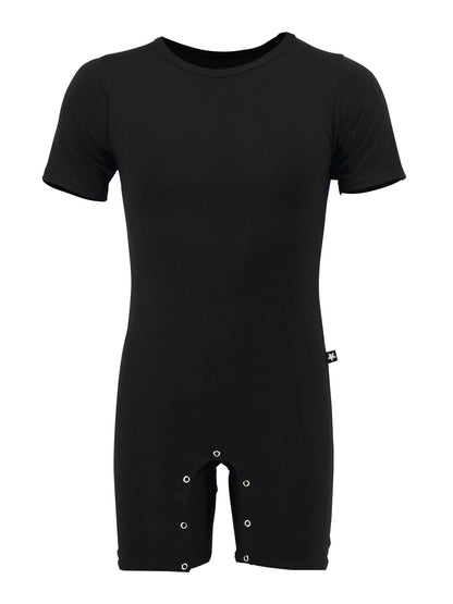 Adult Unisex Tee-Shirt Snap Onesie Bodyshorts