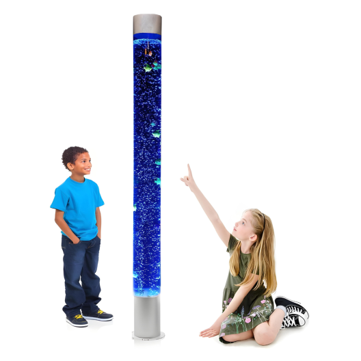 Interactive 6 Ft Secure Mount Aquarium Bubble Tube