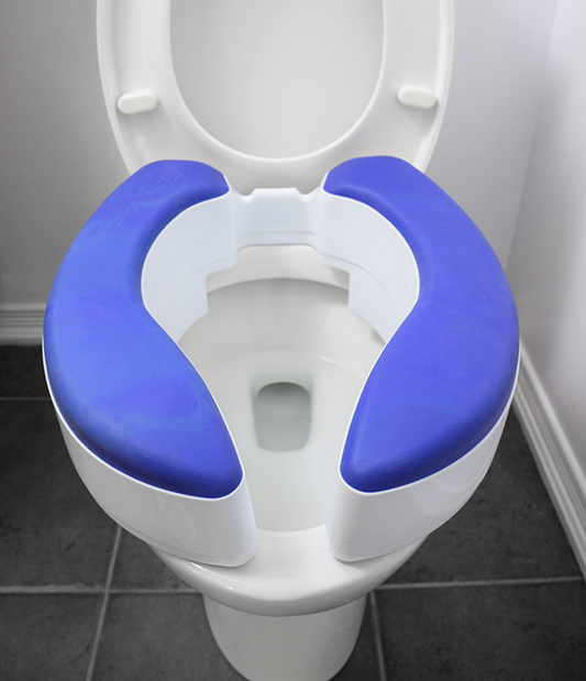 Adjustable 4" Raised Toilet Seat