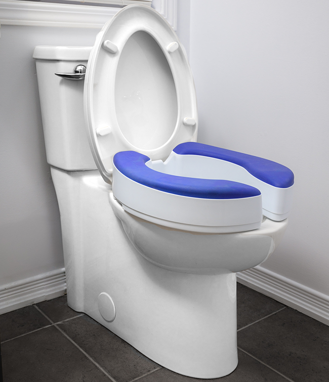 Adjustable 4" Raised Toilet Seat