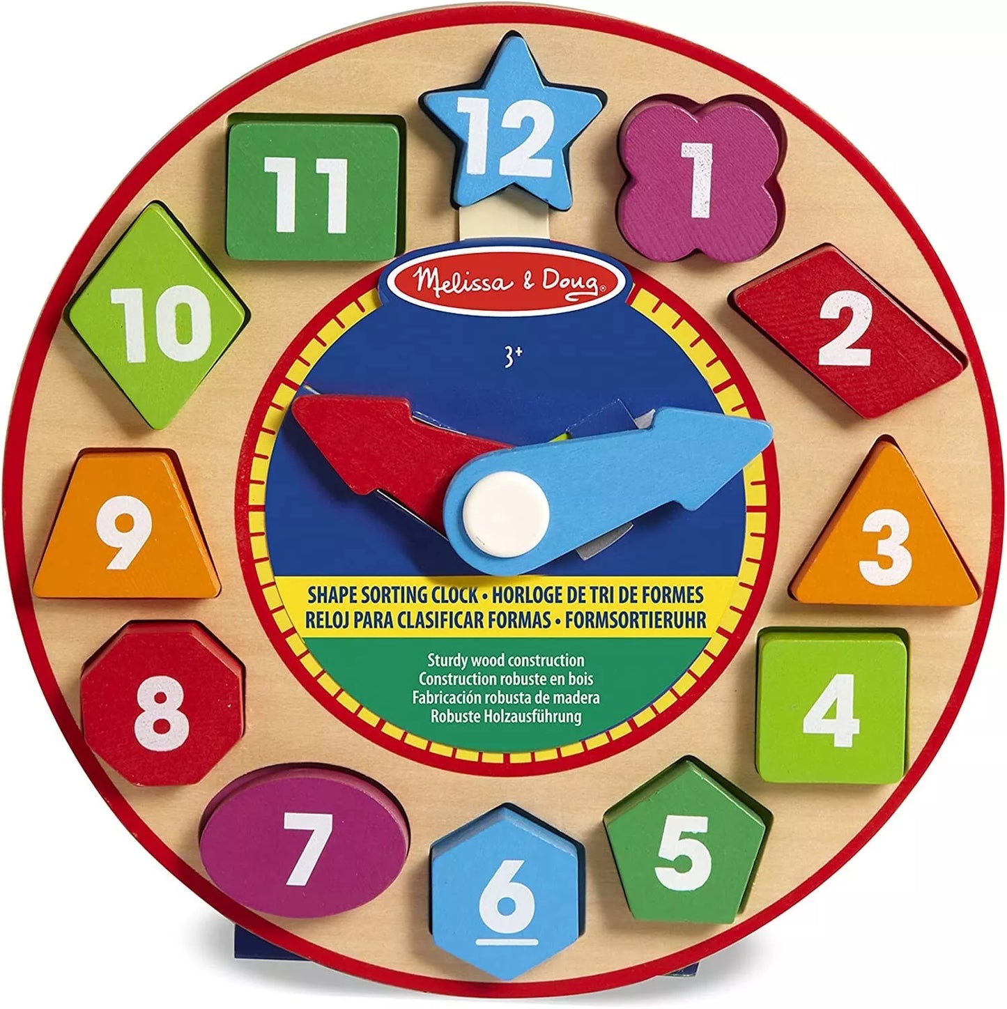 Shape Sorting Clock Puzzle