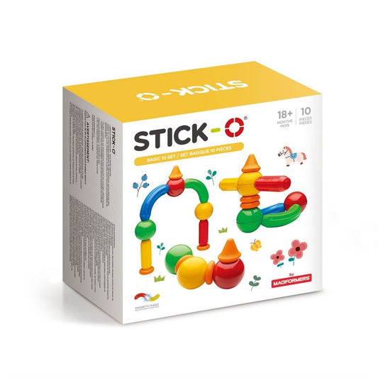 Stick-O Basic 10 Piece Magnet Set