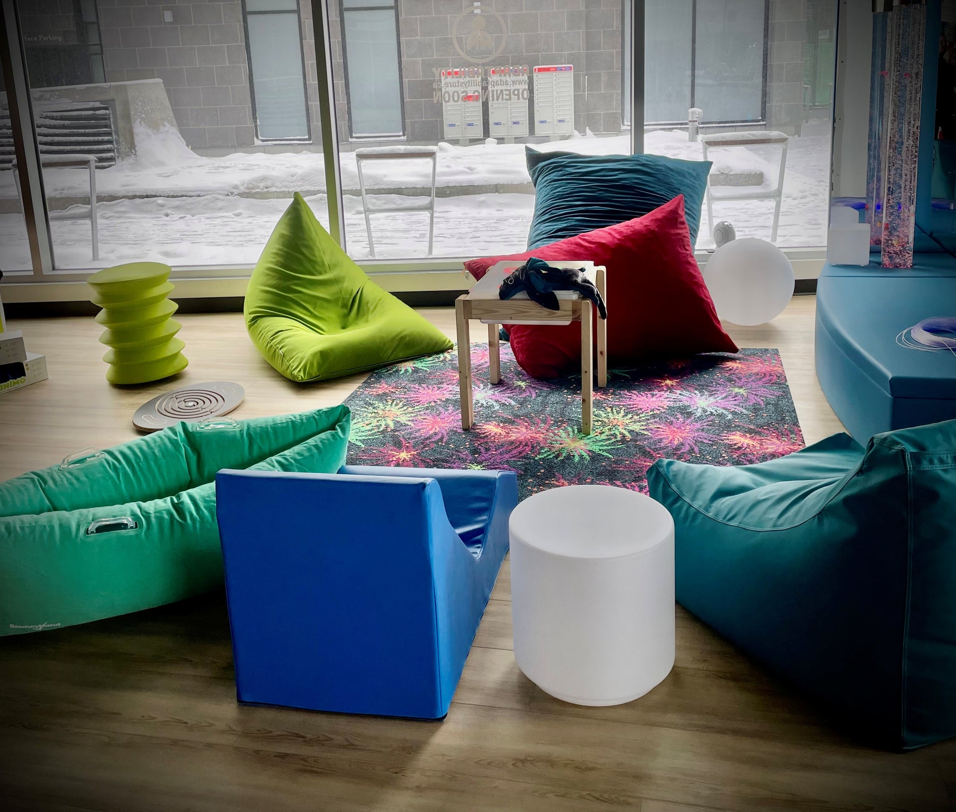 Load video: This video shows images of the inside and some of the outside of AdaptAbility store.