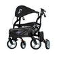 AirGo Fusion Side Folding Rollator and Transport Chair