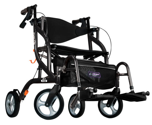 AirGo Fusion Side Folding Rollator and Transport Chair