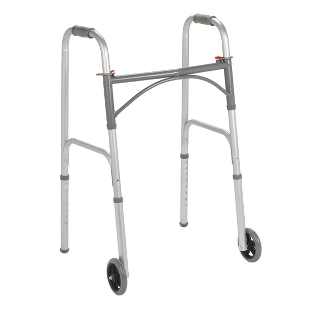 Junior Trigger Release Folding Walker with 5" Wheels