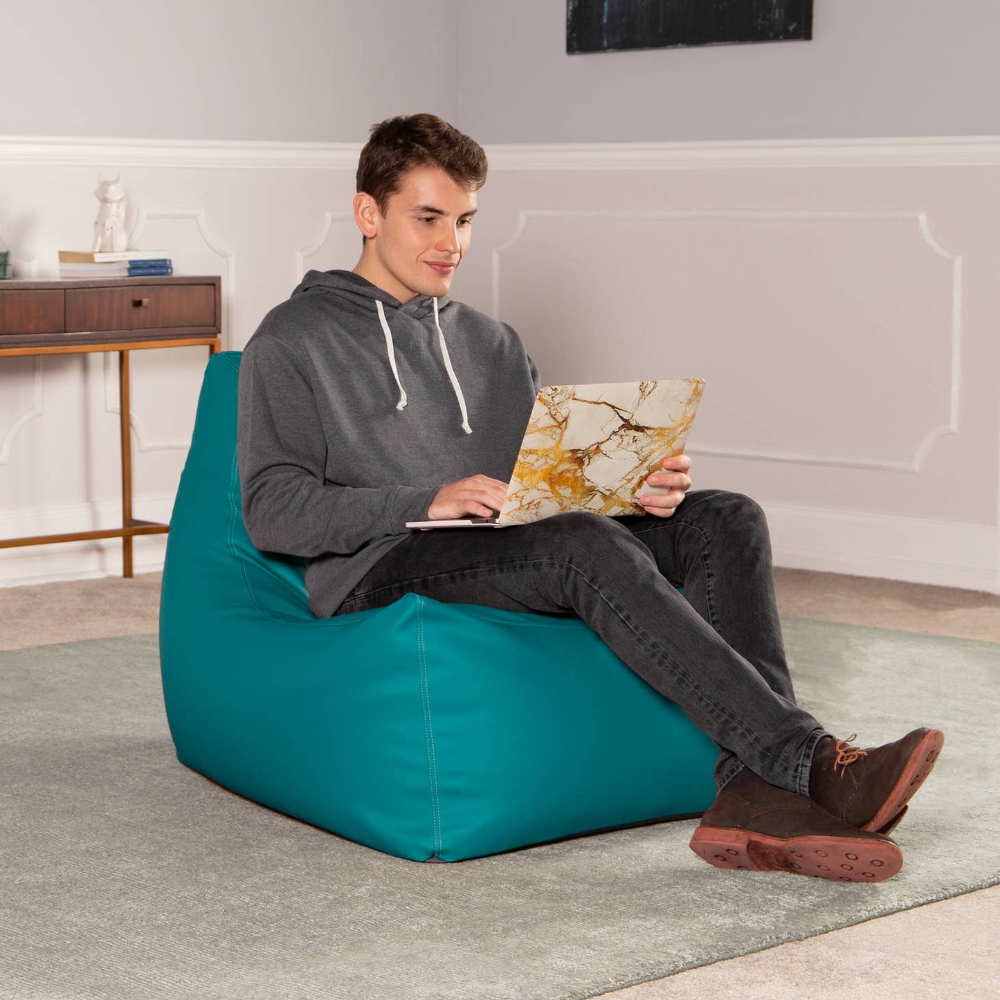 Jaxx Juniper Premium Vinyl Classroom Bean Bag Chair