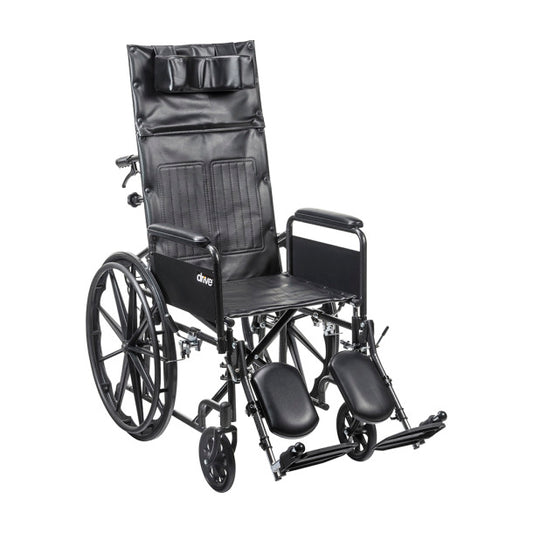 Silver Sport 18" Recline Back Wheelchair