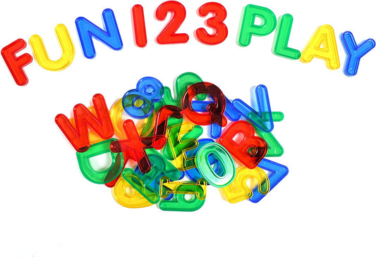 Translucent Letters and Numbers Set