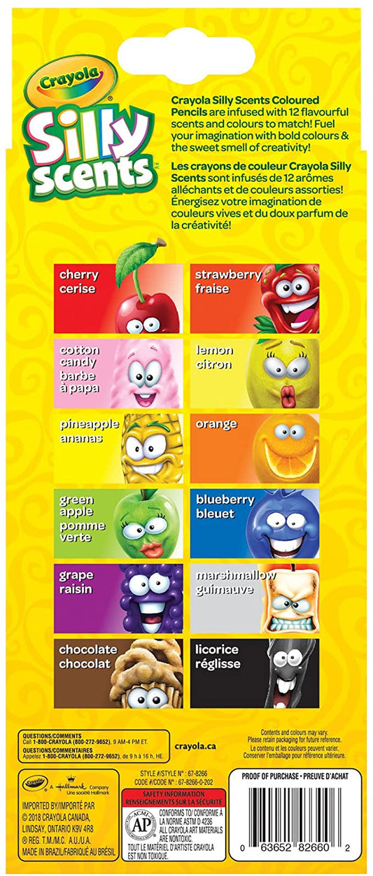 Silly Scents Pencil Crayons