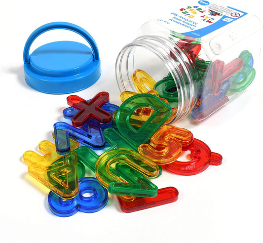 Translucent Letters and Numbers Set