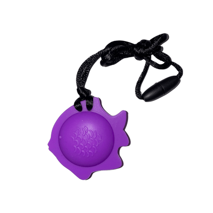 Chu Buddy Fish Chew Pendant With Breakaway Clasp Necklace