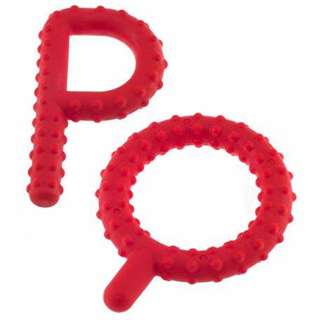 Ps & Qs™ Knobby Red