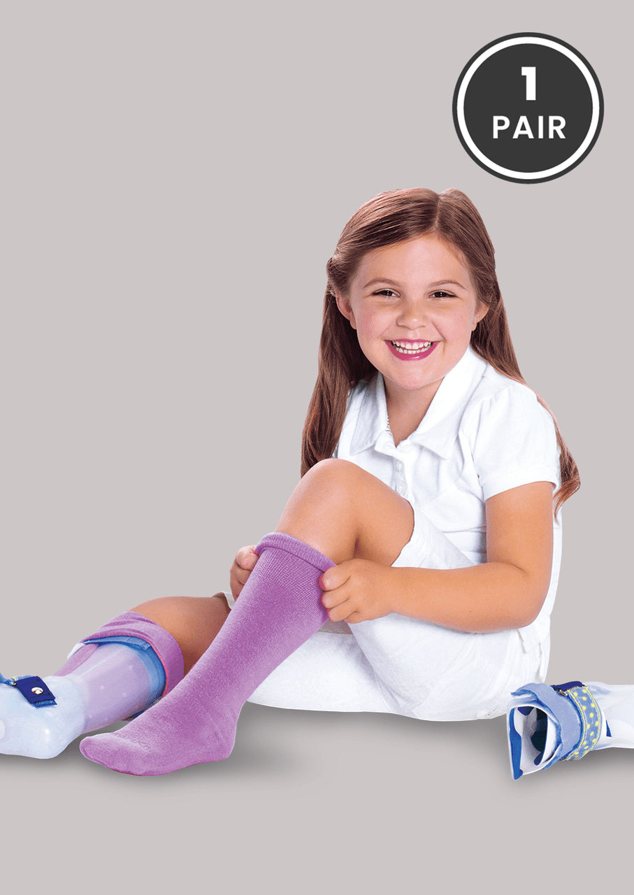 SmartKnit Seamless AFO Interface Socks for Children
