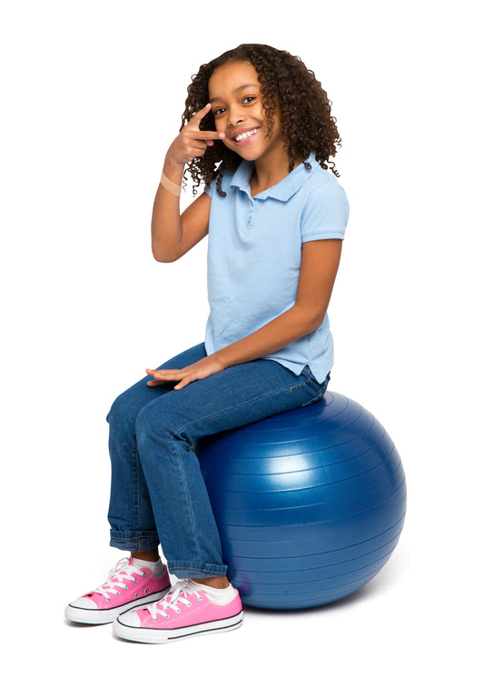 Balance Balls No-Roll Weighted - Blue 45 cm