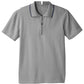 Men's Open Back Polo Shirt with Zip
