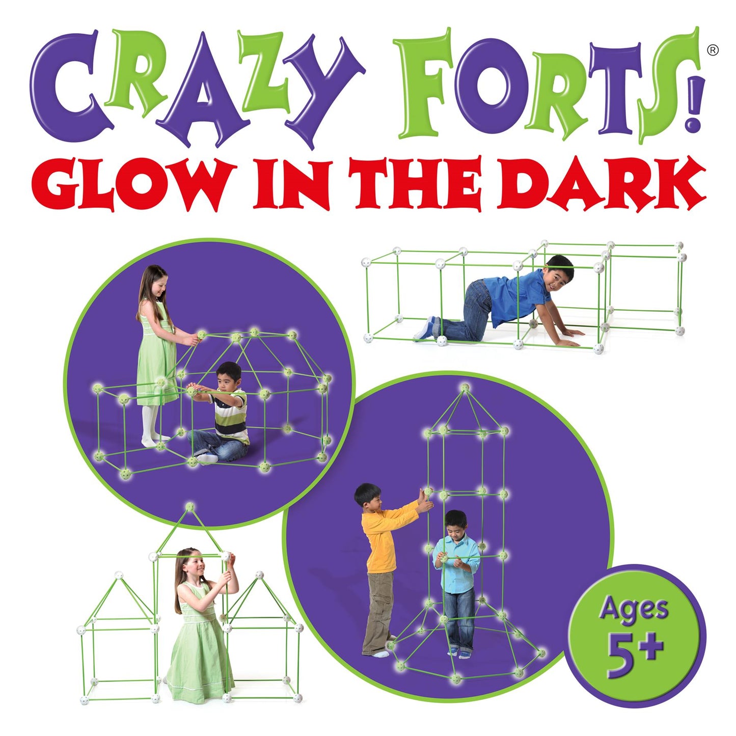 Crazy Forts - Glow in the Dark!