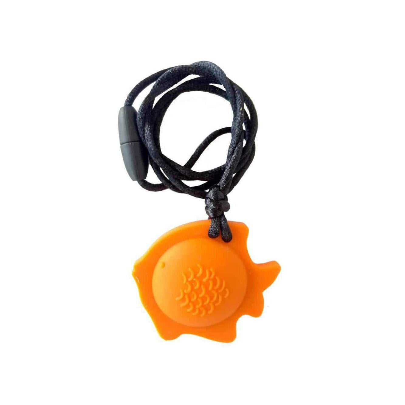 Chu Buddy Fish Chew Pendant With Breakaway Clasp Necklace